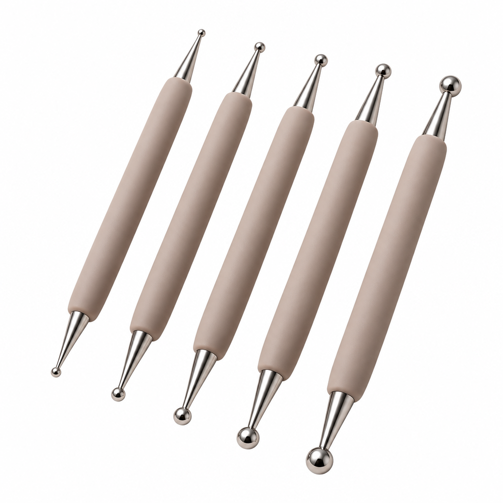 5-Piece Double-Ended Nail Dotting Set