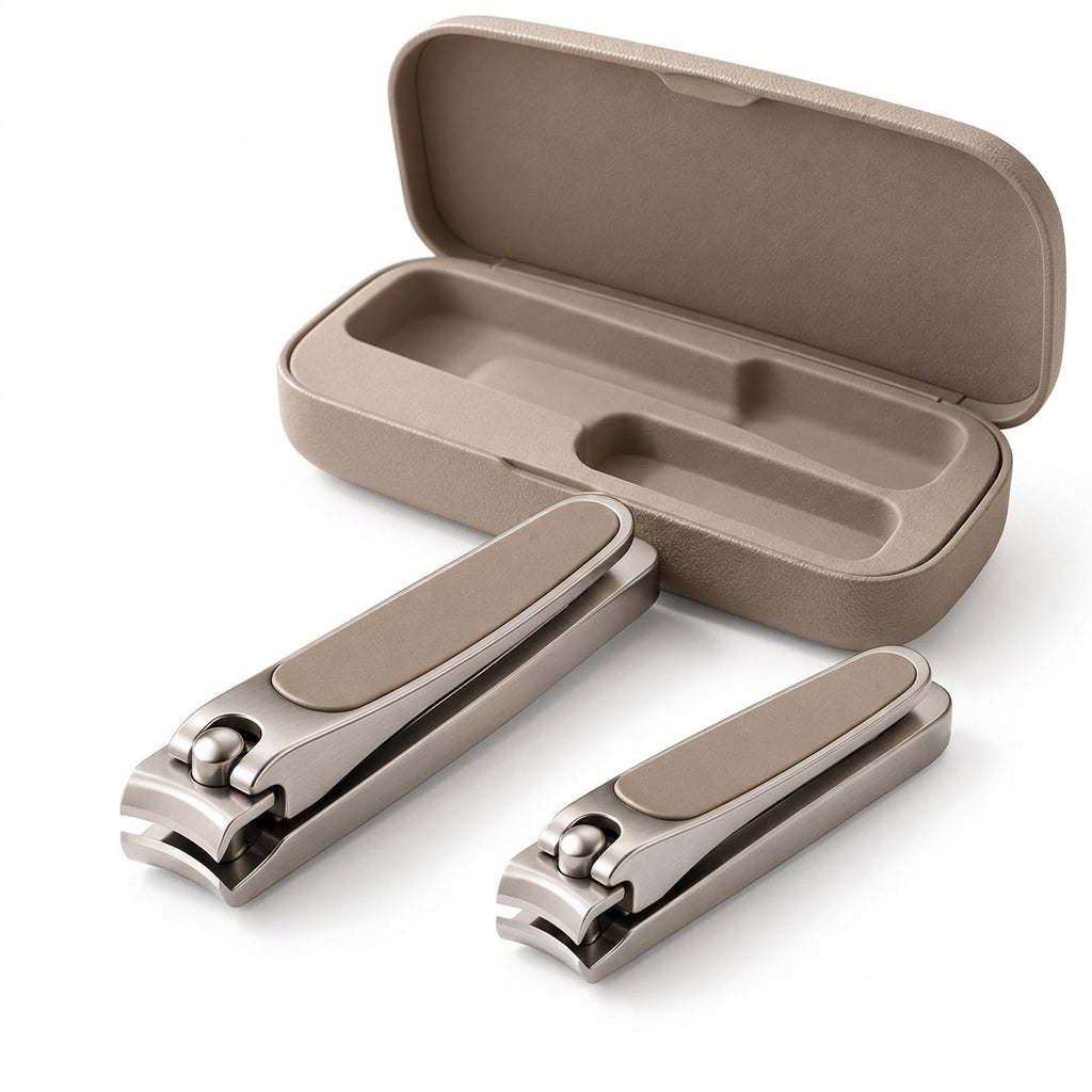 Nail Clipper Duo with Case