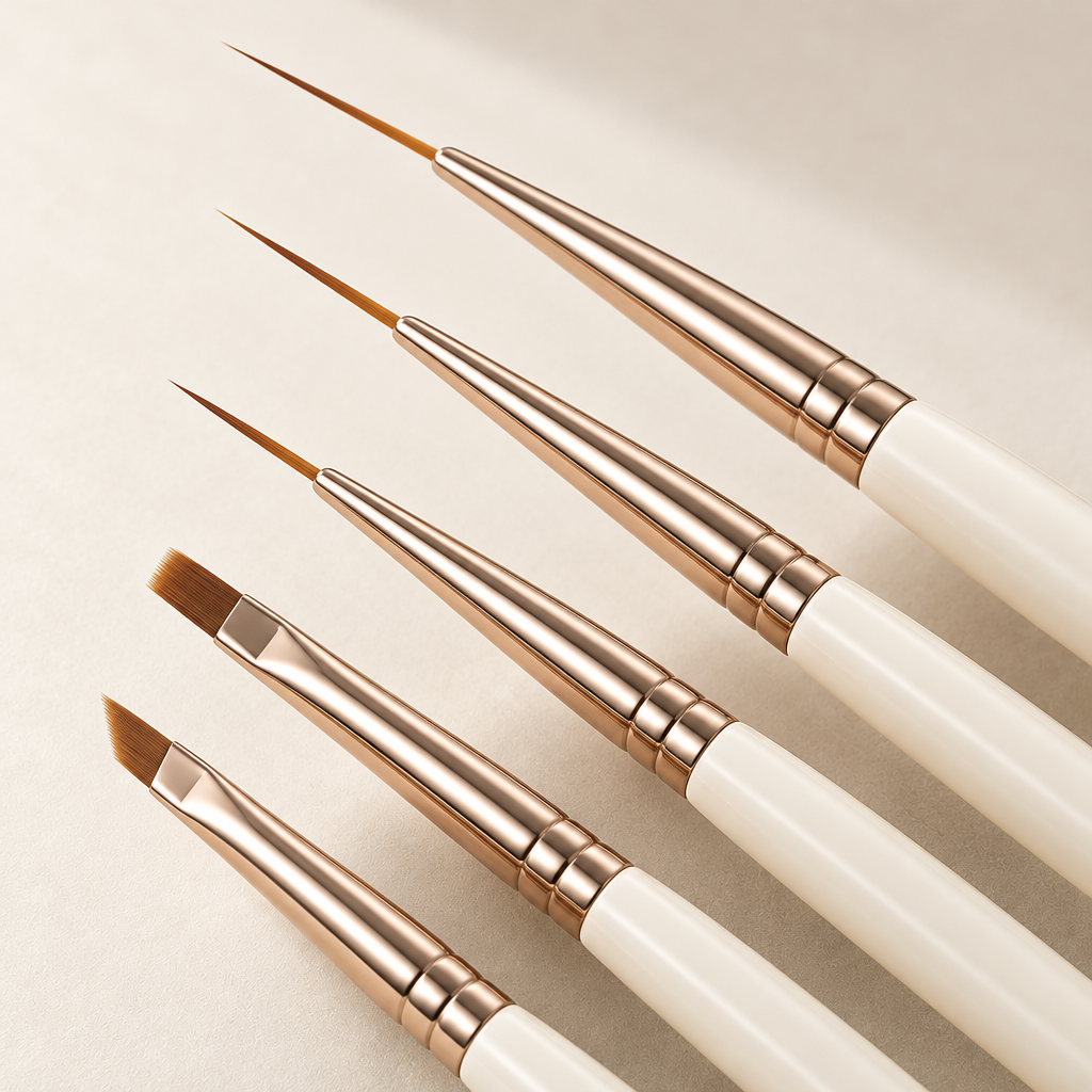 5-Piece Precision Nail Art Brush Set