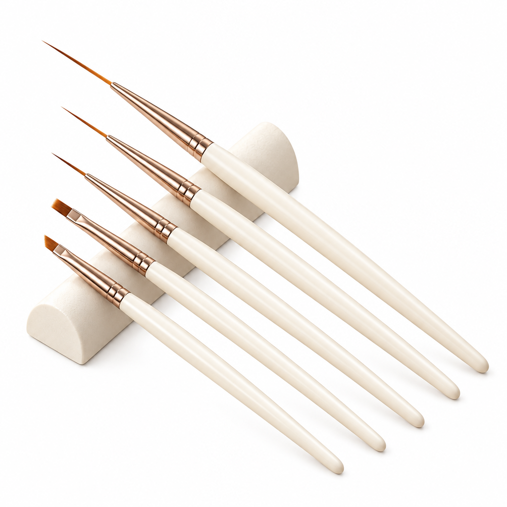 5-Piece Precision Nail Art Brush Set