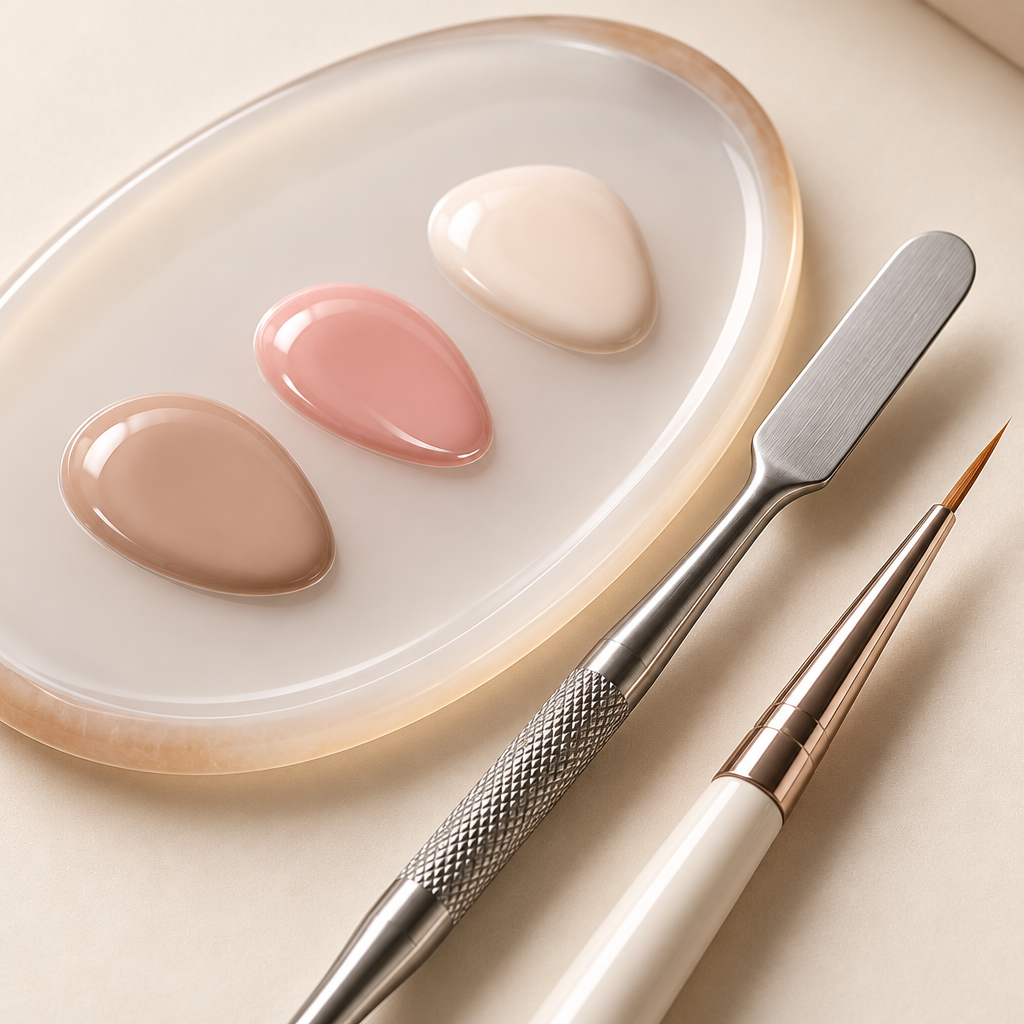 Nail Art Mixing Palette Set